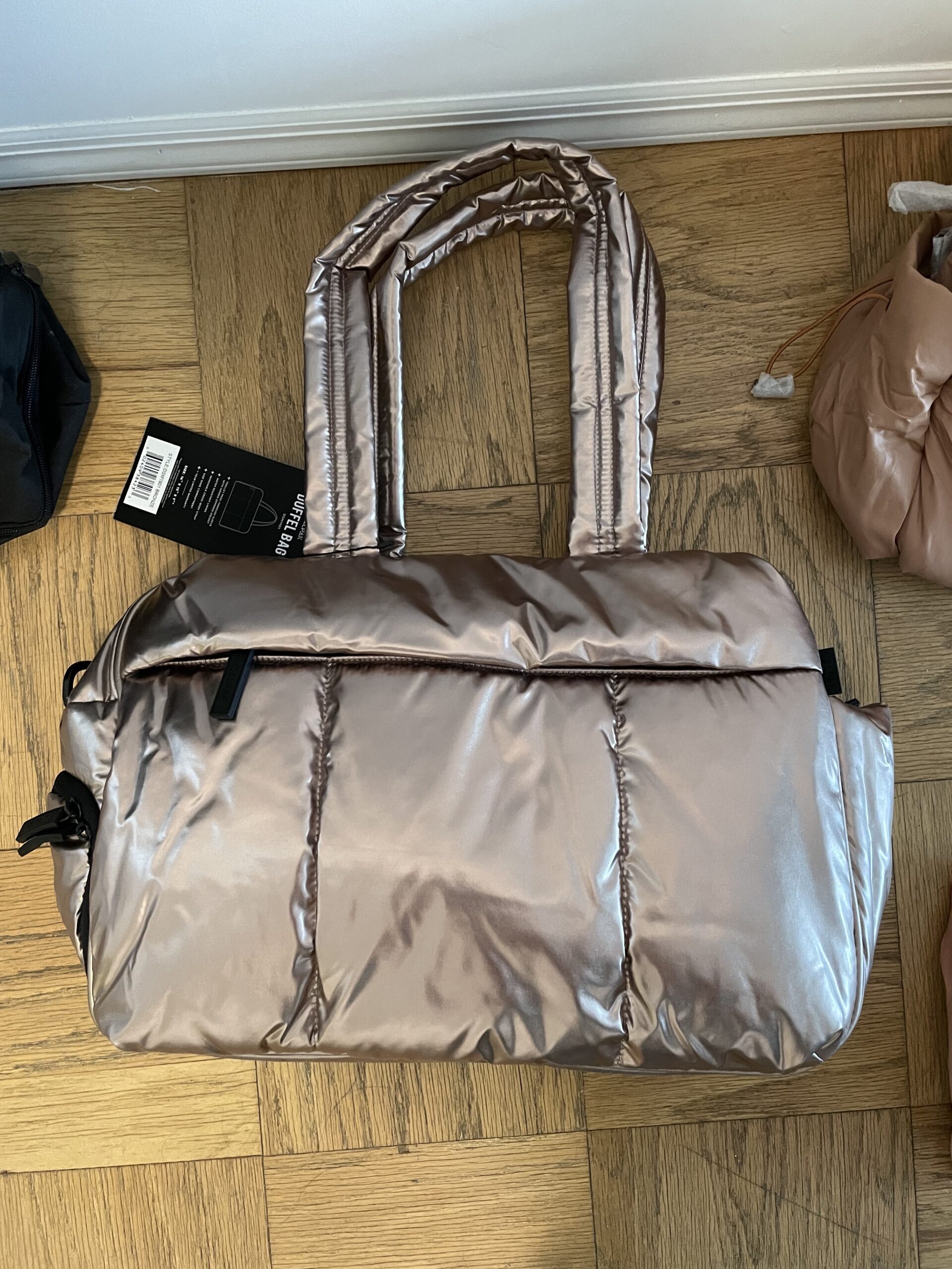 I tested if my Calpak luka duffel bag fits under the seat during